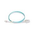 1m LC - SC Duplex OM3 Multimode LSZH 2.0mm Fiber Optik Patch Kablo